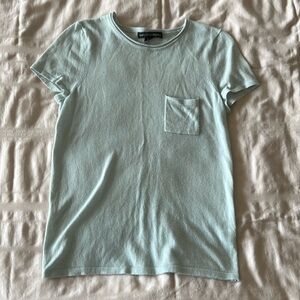 Sky Blue Wool T-shirt